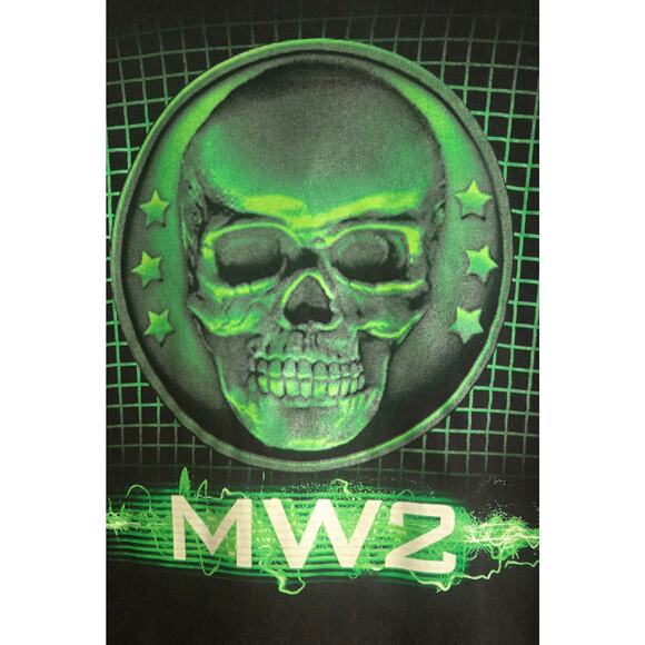 Vintage Men's Call of Duty Shirt Modern Warfare 2 Pre-loved - Picture 3 of 5